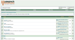 Desktop Screenshot of forum.musepack.net