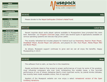 Tablet Screenshot of musepack.net